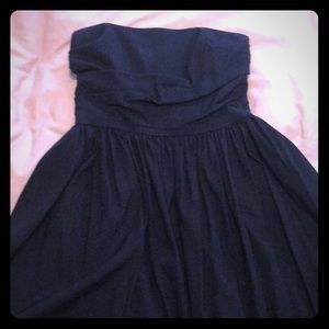 Strapless Aline ruched bust dress